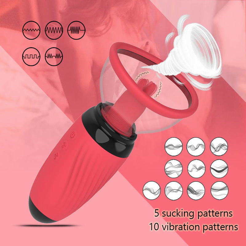 New Multi-Frequency Sucking Vibration Breast Sucking Massager