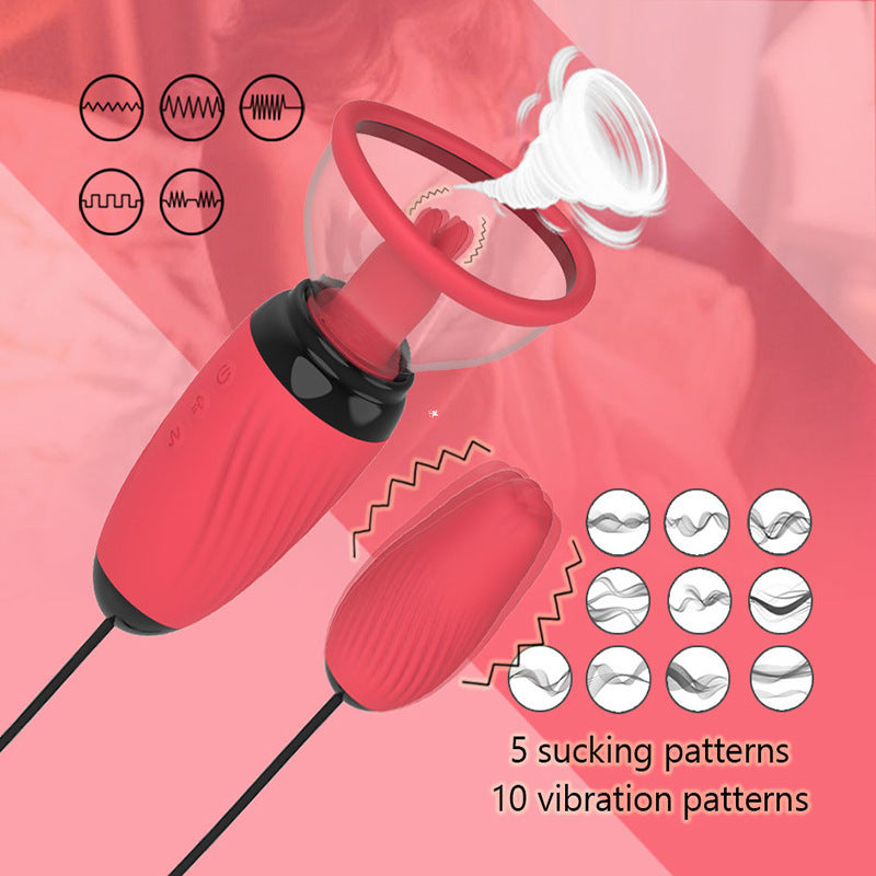 New Multi-Frequency Sucking Vibration Breast Sucking Massager