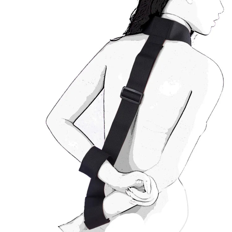 Bundle SexToys Bondage Hand Buckle Sexy Neckband Bondage with Lock Bondage Tied Hands