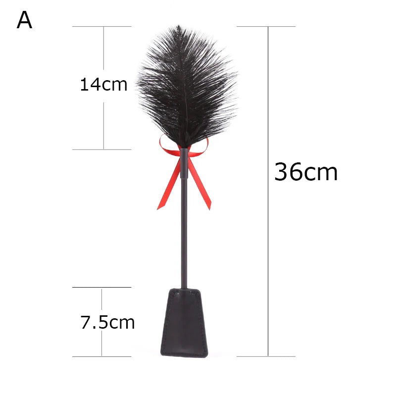 Sex Toys For Women Feather Bondage Whip Fetish Spanking Paddle Erotic Slave Flogger Adult Games Sex Furniture BDSM Sexules Toys