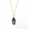 Irregular Shape Choker Necklace Natural Stone Pendant Necklaces Women Druzy Geode Quartz Necklace For Gift