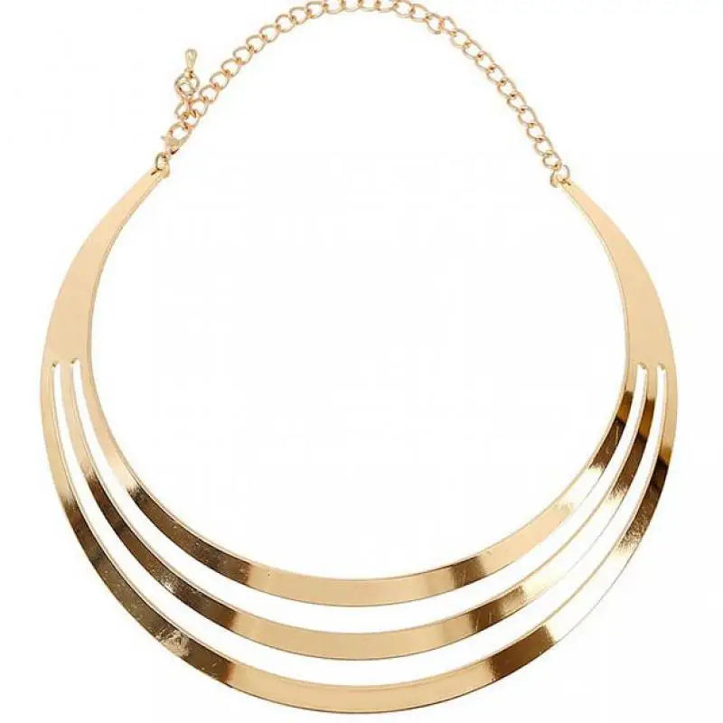 Women's Necklace Maxi Necklace Collars Statement Chunky Choker Statement Brand Luxury Gold Color Jewelry Women Fashion Free Gift