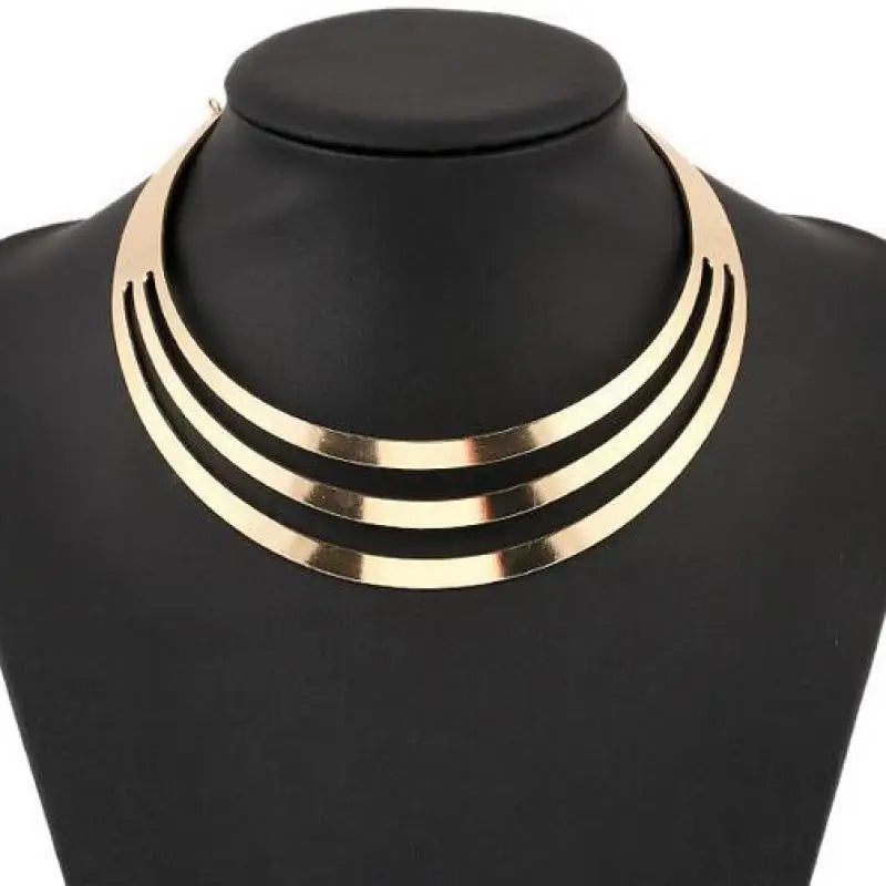 Women's Necklace Maxi Necklace Collars Statement Chunky Choker Statement Brand Luxury Gold Color Jewelry Women Fashion Free Gift