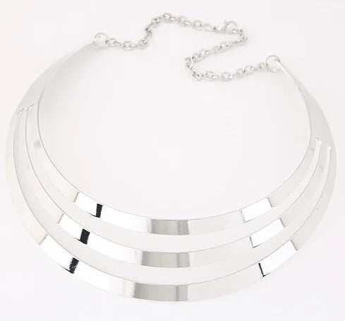 collier femme maxi necklace collares statement chunky choker statement brand Luxury gold color jewelry women fashion free gift