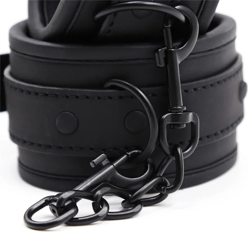 Sex Toys for Women BDSM Bondage Set Erotic Adult Toys Handcuffs Ankle Cuffs Collar Sex Toy Kit Adult Games Sex Products