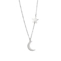 Skyrim Fashion Moon Star Pendant Necklace for Women Girls Stainless Steel Gold Color Necklaces Collier Party Jewelry Gifts 2025