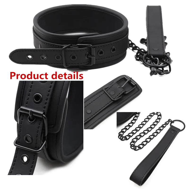 Sex Toys for Women BDSM Bondage Set Erotic Adult Toys Handcuffs Ankle Cuffs Collar Sex Toy Kit Adult Games Sex Products