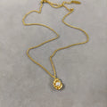 Ramos Natural Pearl Teardrop Pendant Necklace, elegant, charm, gold-plated, delicate chain, fashionable, gift