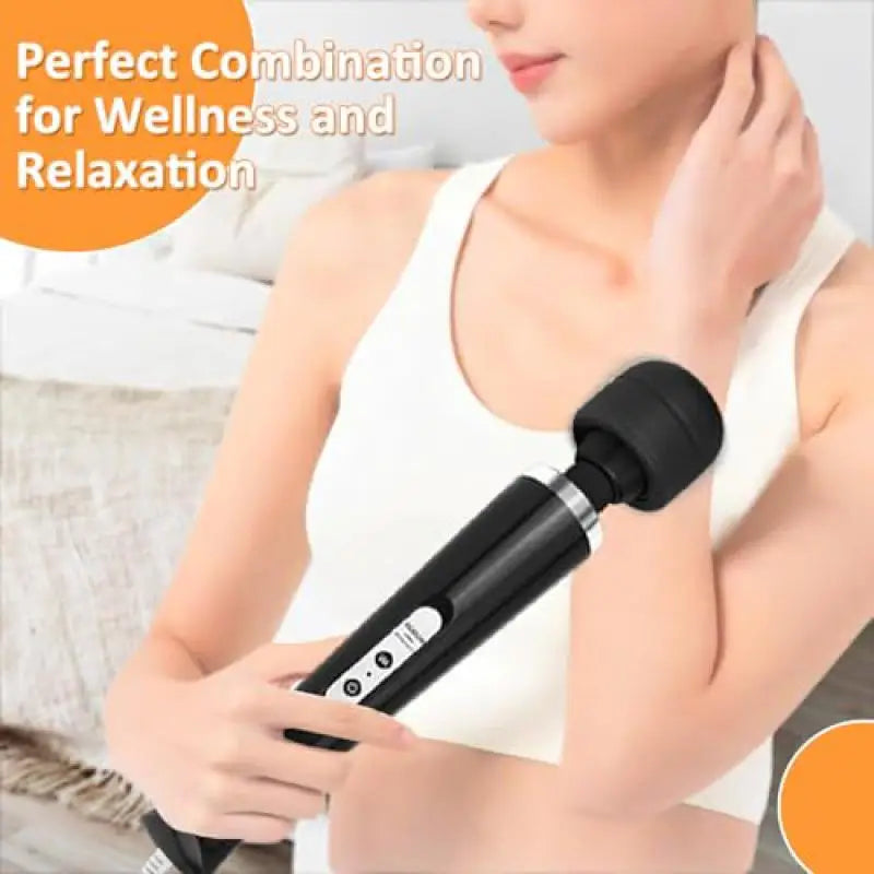 Electric Vibrador Handheld Massager Powerful Deep Tissue Muscle Relaxation Tool for Women - Foot Neck Back Hand Leg Arm