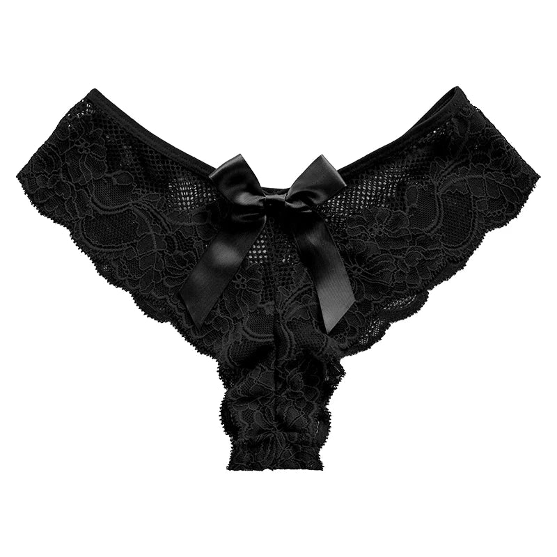 YMQJ Hot Sale Lace Thongs Polyamide & Elastane Tanga Sexy Underwear Women's Panties