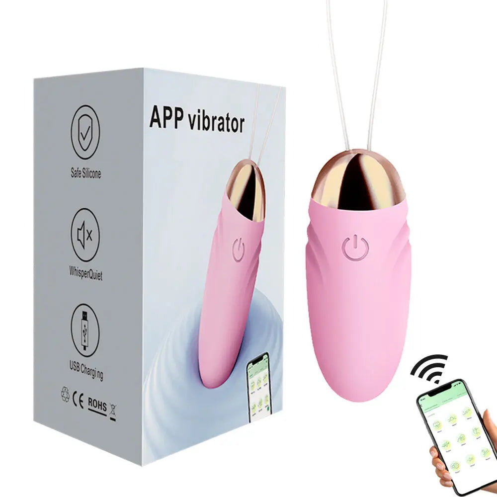 Wireless Remote Control Vibrating Eggs for Women - 10 Speeds Clitoris Stimulator Vaginal Massage Ball G-Spot Vibrators