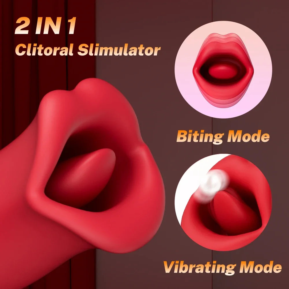 Sex Toys For Women Vibrator Tongue Licking Sucking G Spot Vibrator Nipple Clit Vibrations Stimulator Female Masturbation