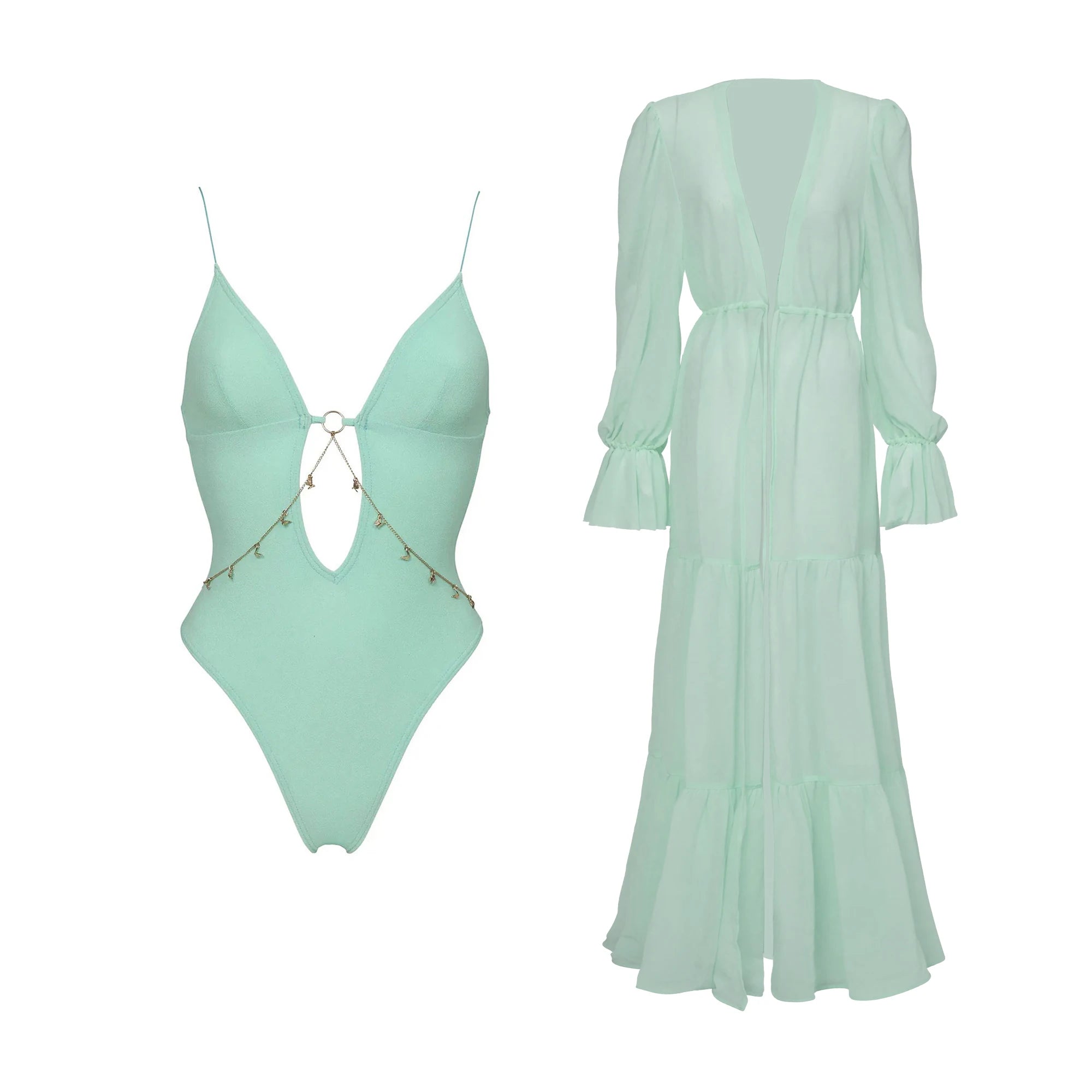 Bikini Swimsuit with Cover Up Brazilan Bikini Set Swimwear for Women Sexy Gradient Halter Bathing Suit Summer Female