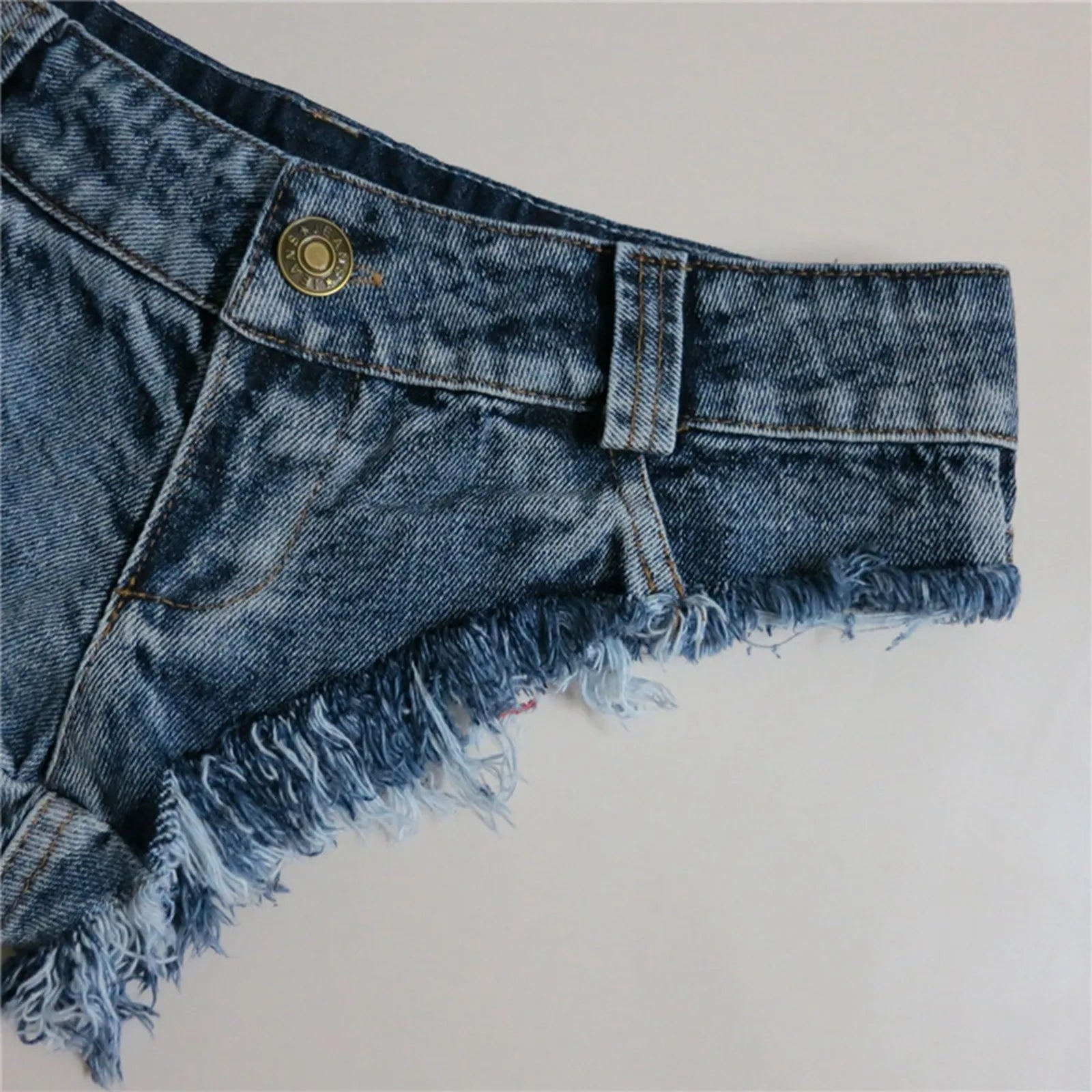Sexy Mini Denim Shorts Women Summer Low Waist Booty Shorts Fashion Short Jeans Hot Pants Beach Party Nightclub Jean Shorts