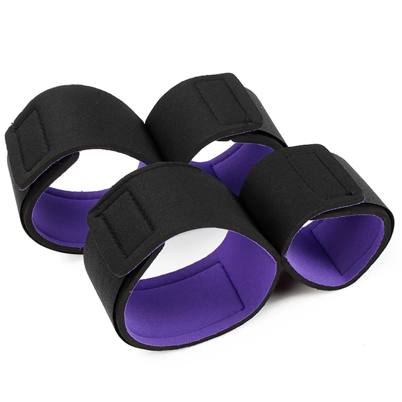 Sex Toys For Women Couples Handcuffs BDSM Bondage Set Restraints Slave Rope Strap Bed Supplies Adult Games Wrists & Waist Cuffs