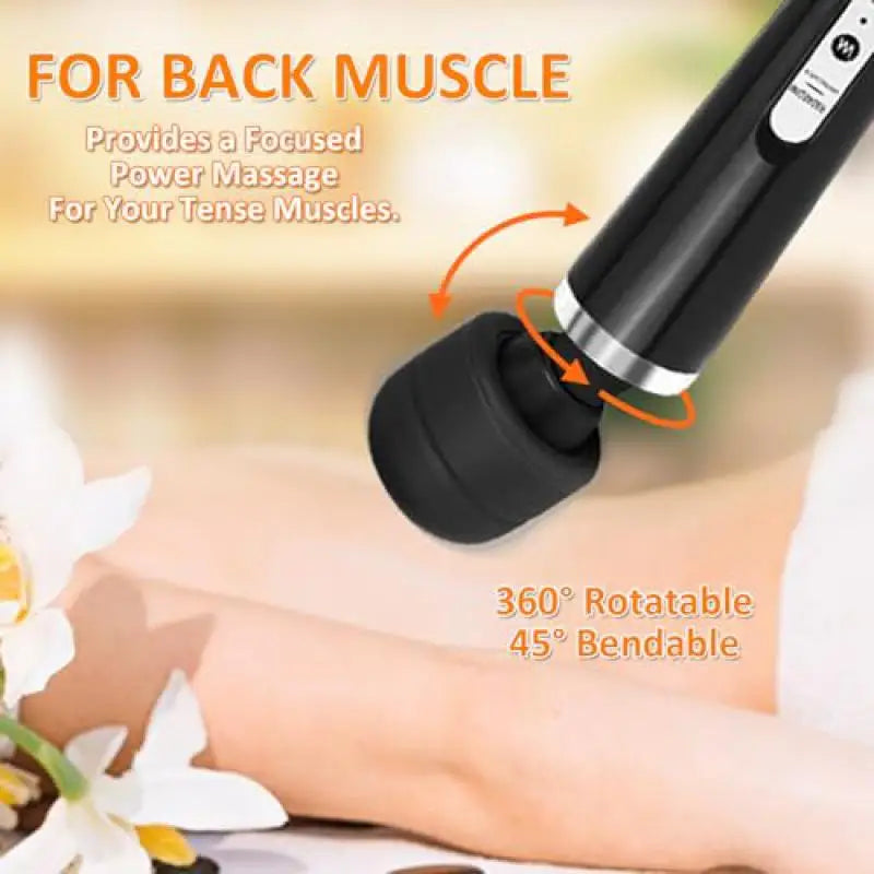 Electric Vibrador Handheld Massager Powerful Deep Tissue Muscle Relaxation Tool for Women - Foot Neck Back Hand Leg Arm