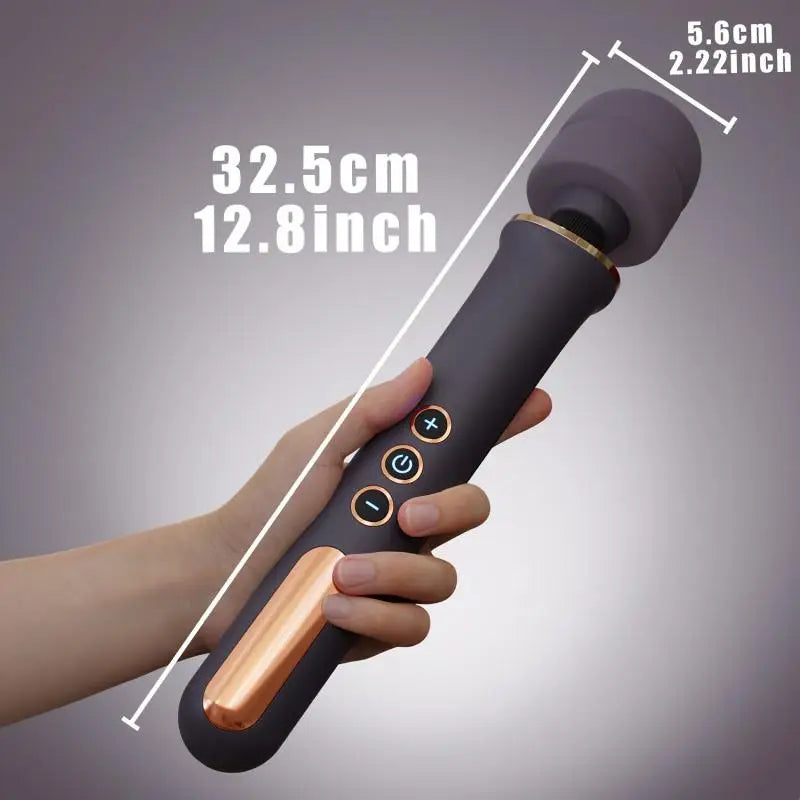 Electric Vibrador Handheld Massager Powerful Deep Tissue Muscle Relaxation Tool for Women - Foot Neck Back Hand Leg Arm