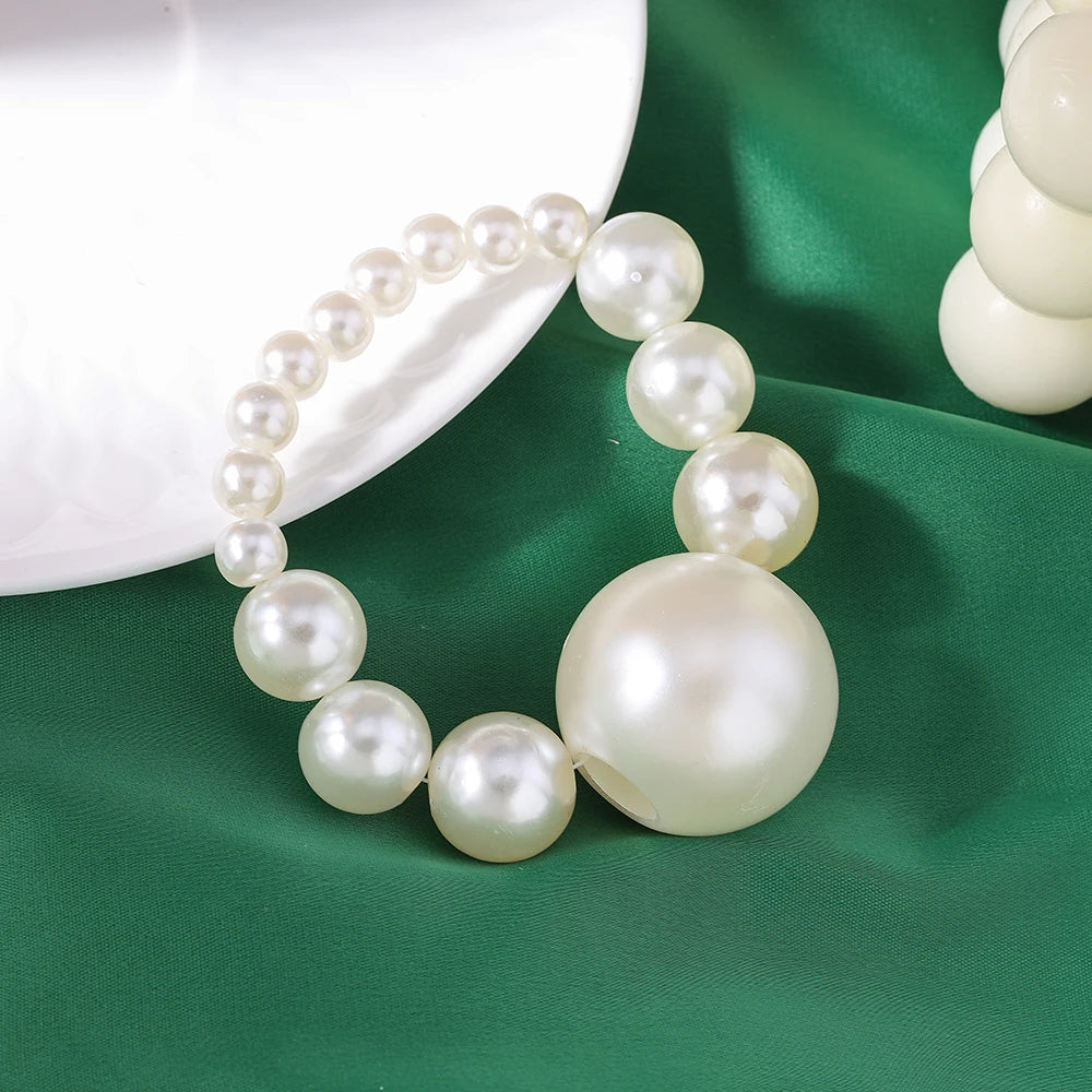 Exquisite Pearl Beaded Bracelet Handmade Bracelets Bangle Women Girls Brithday Party Fashion Jewelry Gifts