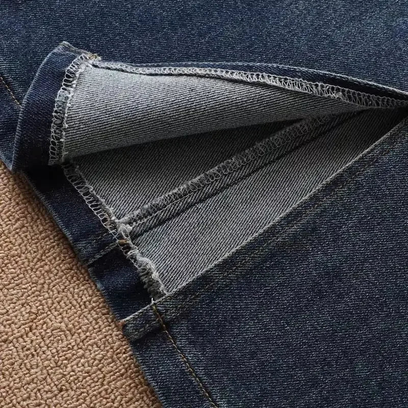 Wrap with Pocket Midi Jeans Skirts for Women, Plus Size Zipper High Waist Tight Knee-Length Woman Denim Skirt Cute Kawaii New In