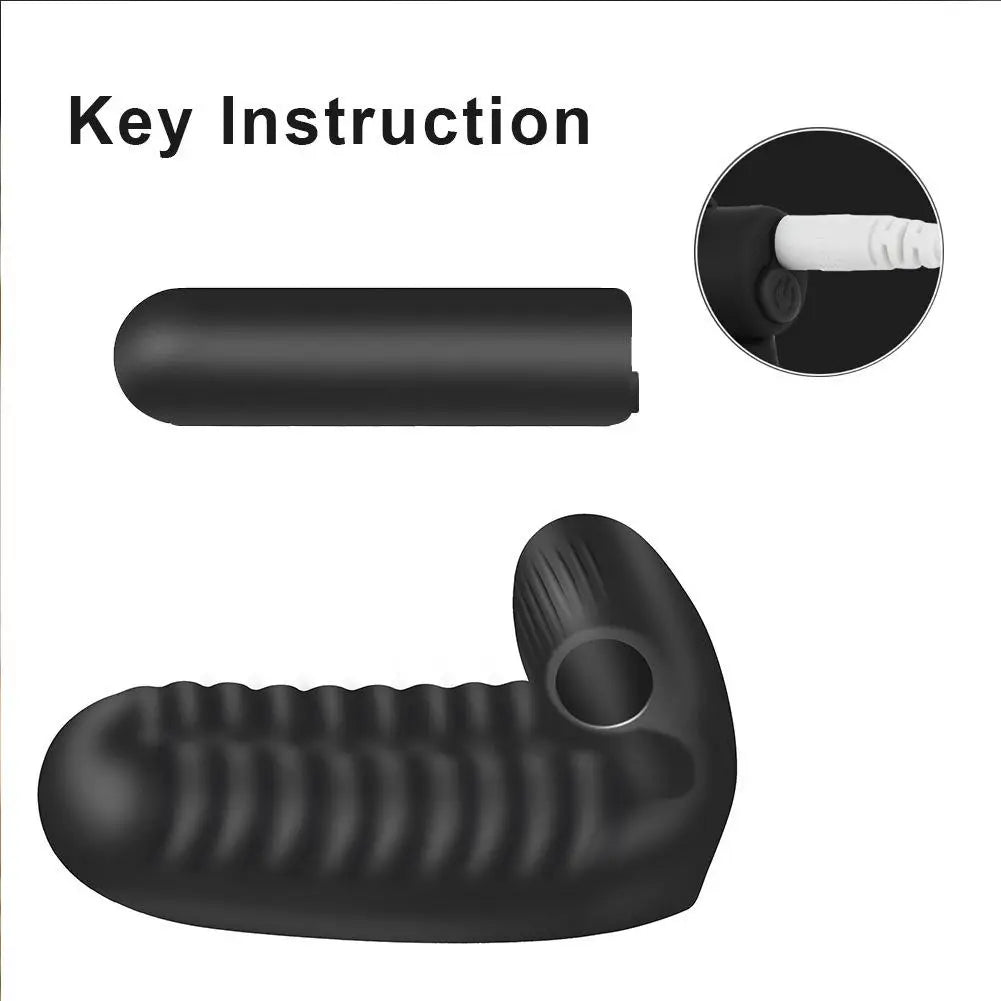 Sex Toys for Women 2 Finger Sleeve Vibrator Clitoris G Spot Stimulator Vagina Massager Orgasm Lesbian Masturbator Erotic Goods