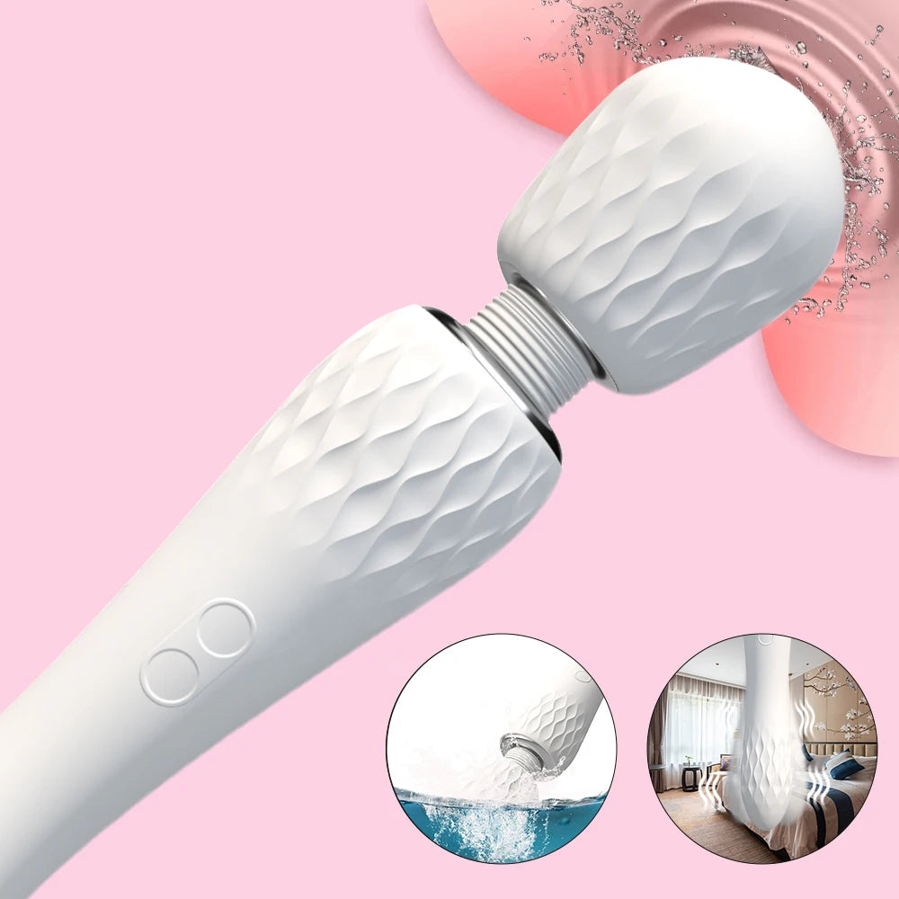 Sexy Toys Female Double-headed Vibrator AV Stick Female Masturbator Big Vibrator Toys for Adults 18 Sex Shop Sexual Toys
