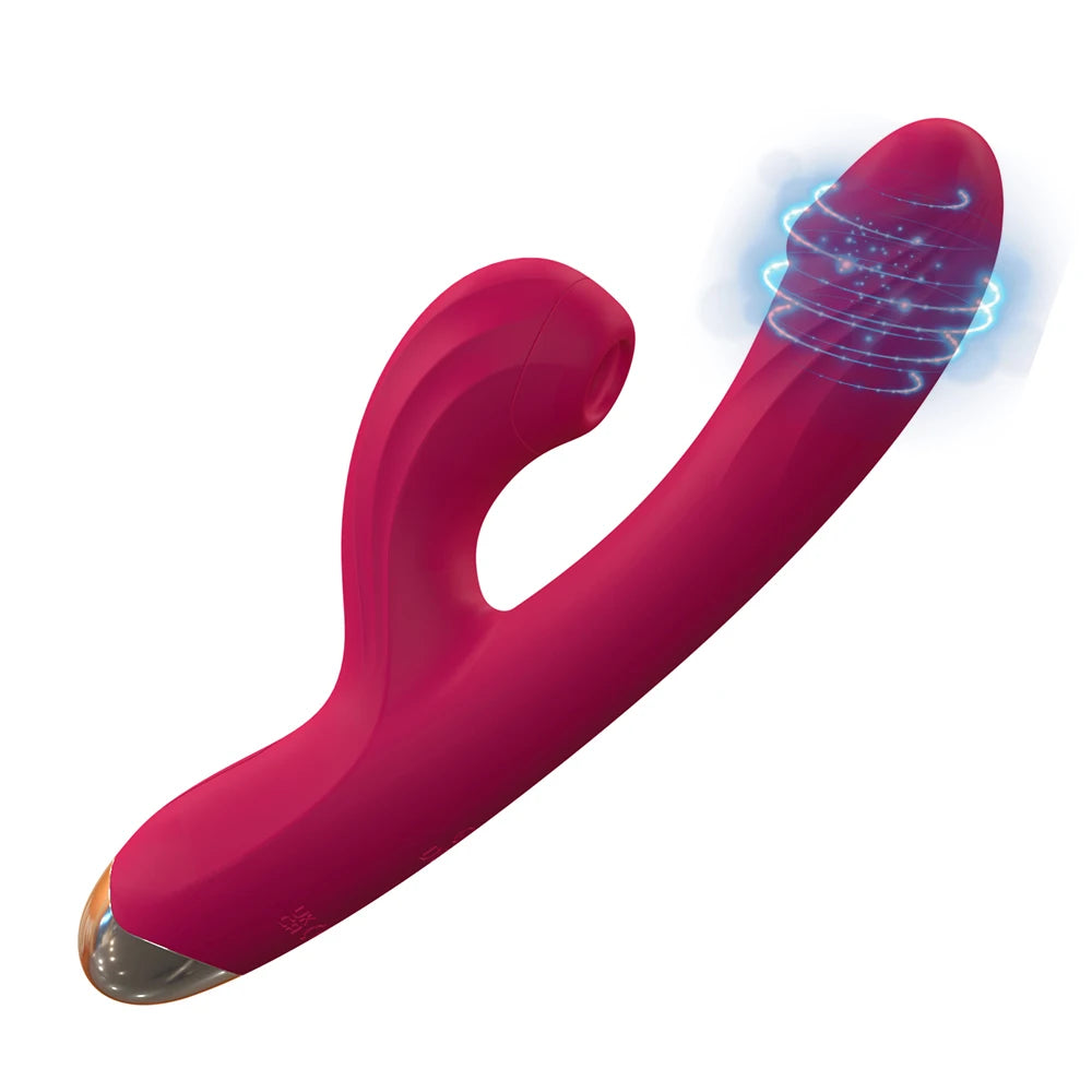 Powerful Clitoral Sucking Vibrator 2-in-1 G-Spot Stimulator 10 Modes Sucker Vacuum Massager Female Masturbator Adult Supplies