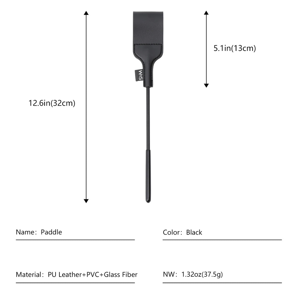 Sex Toys Female Black Leather Slap Discipline Crackling Adult Slap Beat Toy Appliance Men's Toys