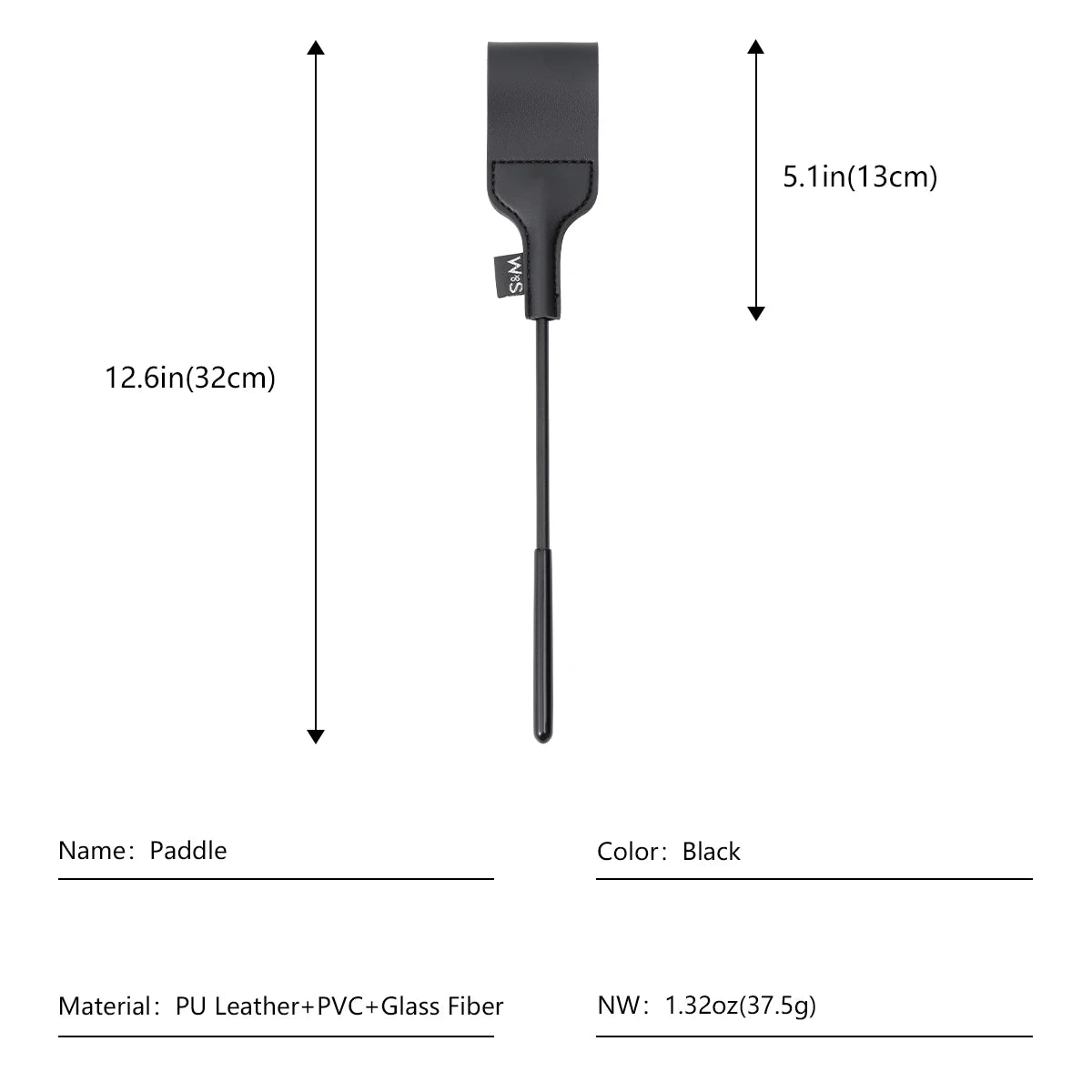 Sex Toys Female Black Leather Slap Discipline Crackling Adult Slap Beat Toy Appliance Men's Toys