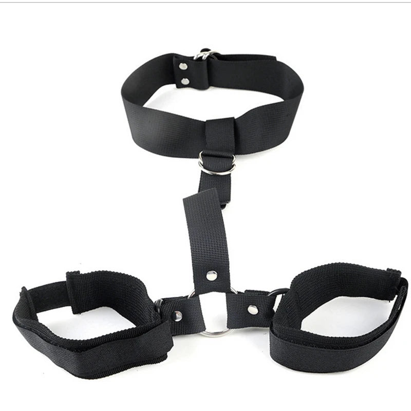 Sex Toys For Couples Women Bondage Kit Restraints Erotic Slave Collars Handcuffs BDSM Open No Vibrator Adult Games Sex Shop