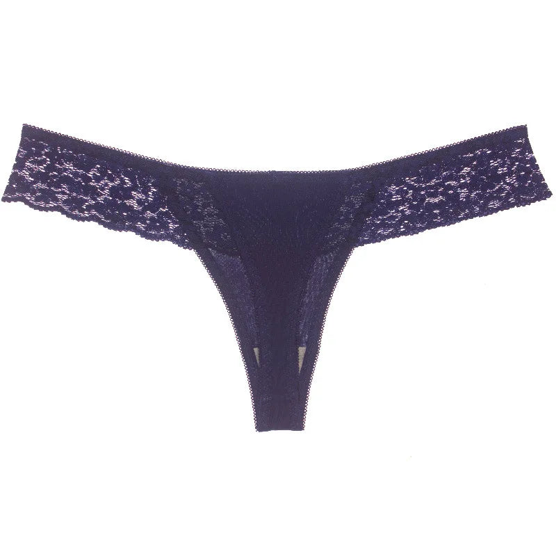 Women's panties, lace, hollow cotton, sports fitness, low-waisted, seamless women's briefs, thong S9786