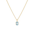 925 Sterling Silver Necklace Topaz Blue Crystal Heal Stone Oval Cut Pendant Necklaces