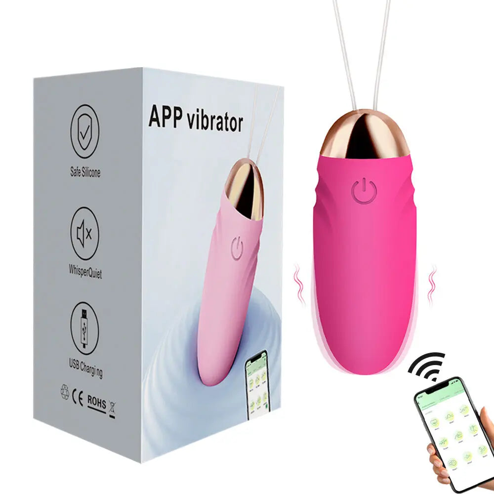 Wireless Remote Control Vibrating Eggs for Women - 10 Speeds Clitoris Stimulator Vaginal Massage Ball G-Spot Vibrators