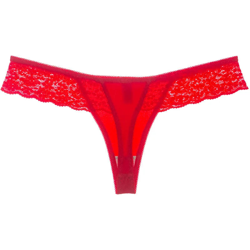 Women's panties, lace, hollow cotton, sports fitness, low-waisted, seamless women's briefs, thong S9786