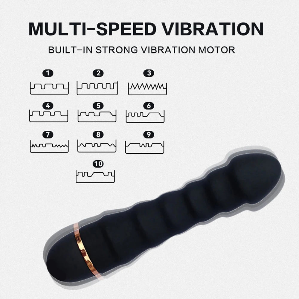 Sex Toys 20-Mode G-Spot Vibrator Vaginal/Anal Stimulators Sexy Toys Adult Toys Sexual Toys For Women Men Gay (No Batteries)