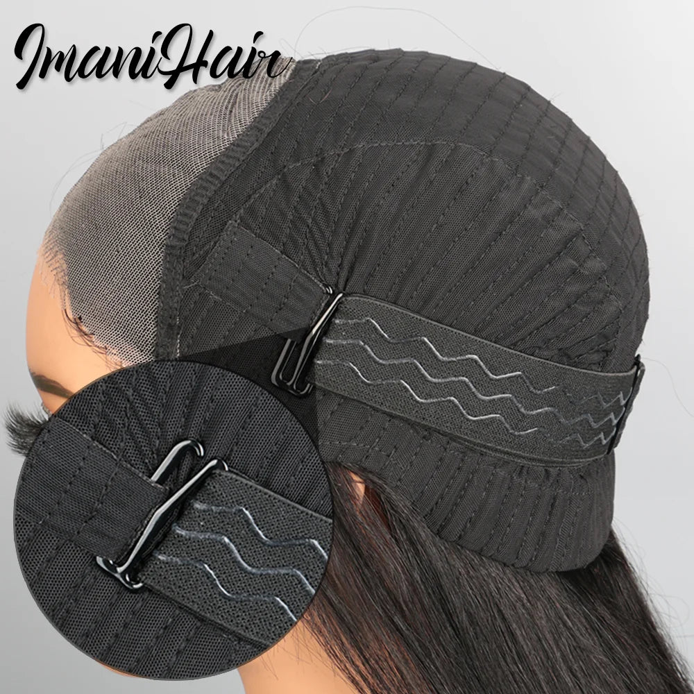 6X4 HD Lace Wear and Go Glueless Wig Human Hair Pre-Plucked, Pre-Cut Lace Glueless Wigs, No Glue Lace Front Closure Wig Straight