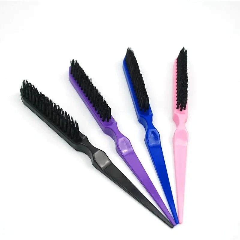 3 PCS Comb Set Edge Brush Bristle Hair Brush Rat Tail Comb, Hair Brush, Curly Hair Brush