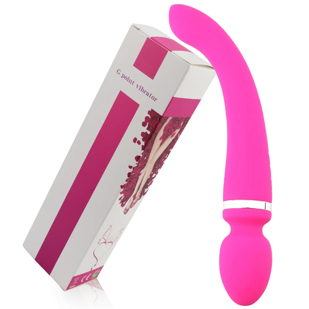 Sex Toys for Adults Dual Vibrator Wand Massager Dildo Vibrator Waterproof G-Spot Clitoris Anal Stimulator Sex Toys for Women