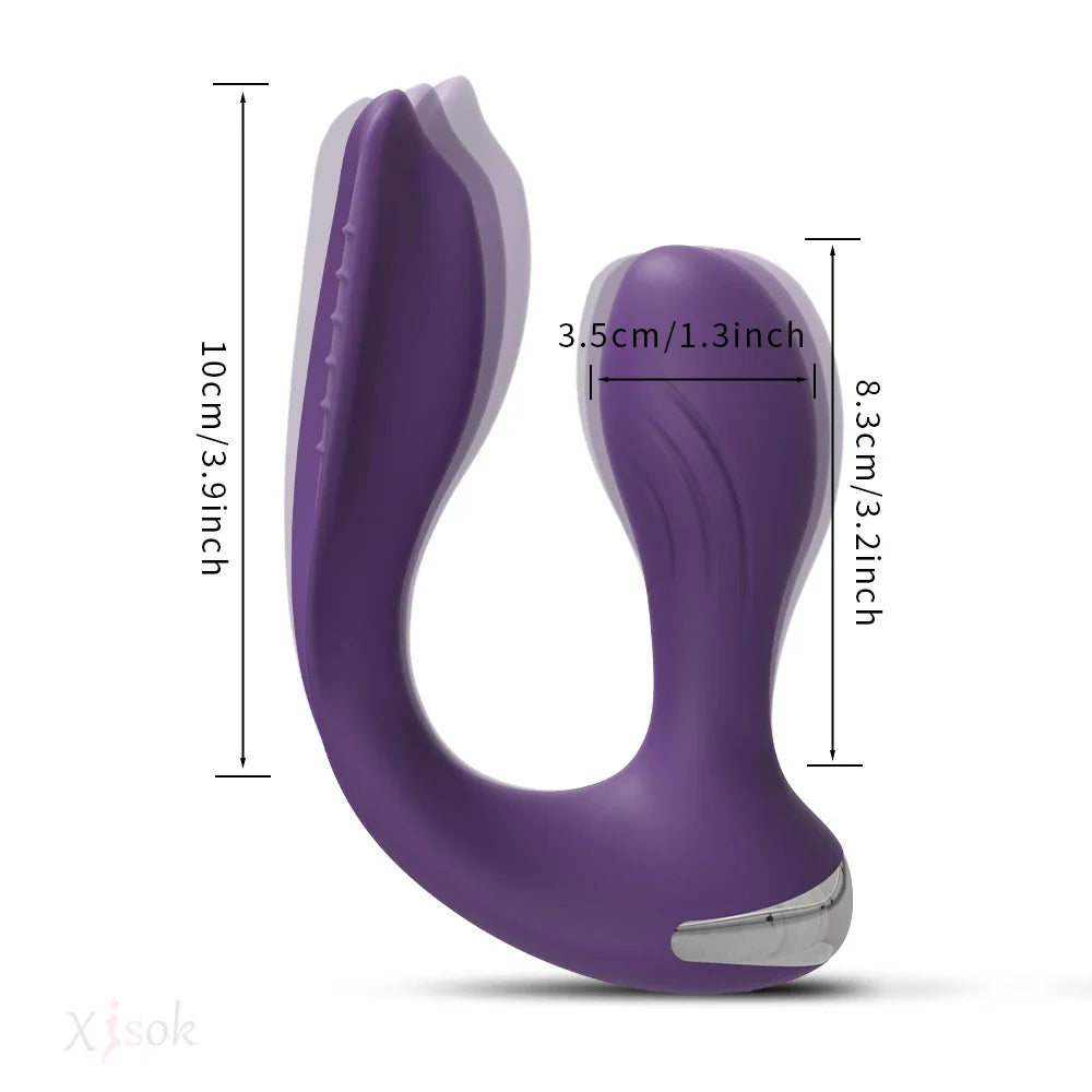 Sex Toys 2-in-1 Anal Plug Penetration Vagina Vibrator Masturbation Tools Sexy Adult Female Anal Masturbator Anal Plug Vibrating