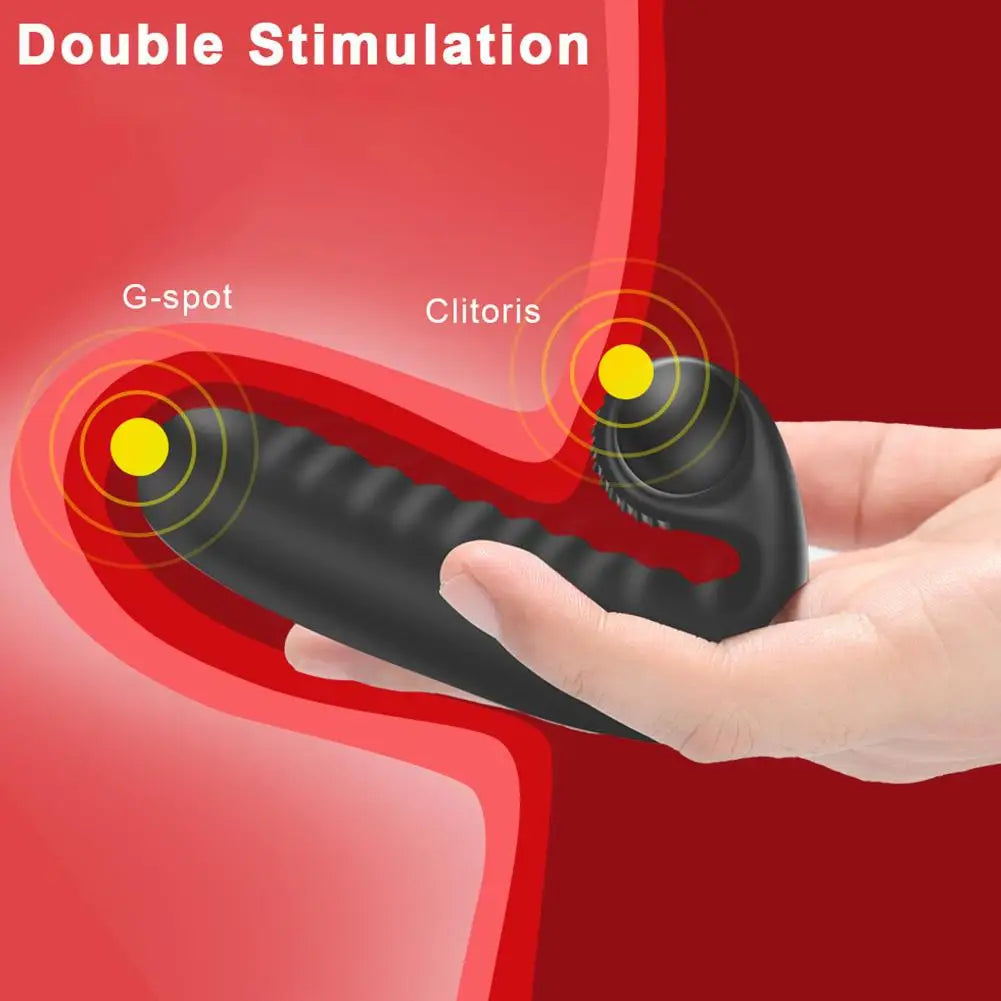 Sex Toys for Women 2 Finger Sleeve Vibrator Clitoris G Spot Stimulator Vagina Massager Orgasm Lesbian Masturbator Erotic Goods