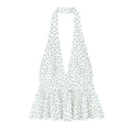 Women's Casual Neck Hanging Decoration Layered Light Mature Style Top New Summer 2025 Short Length Short Sleeve Vest