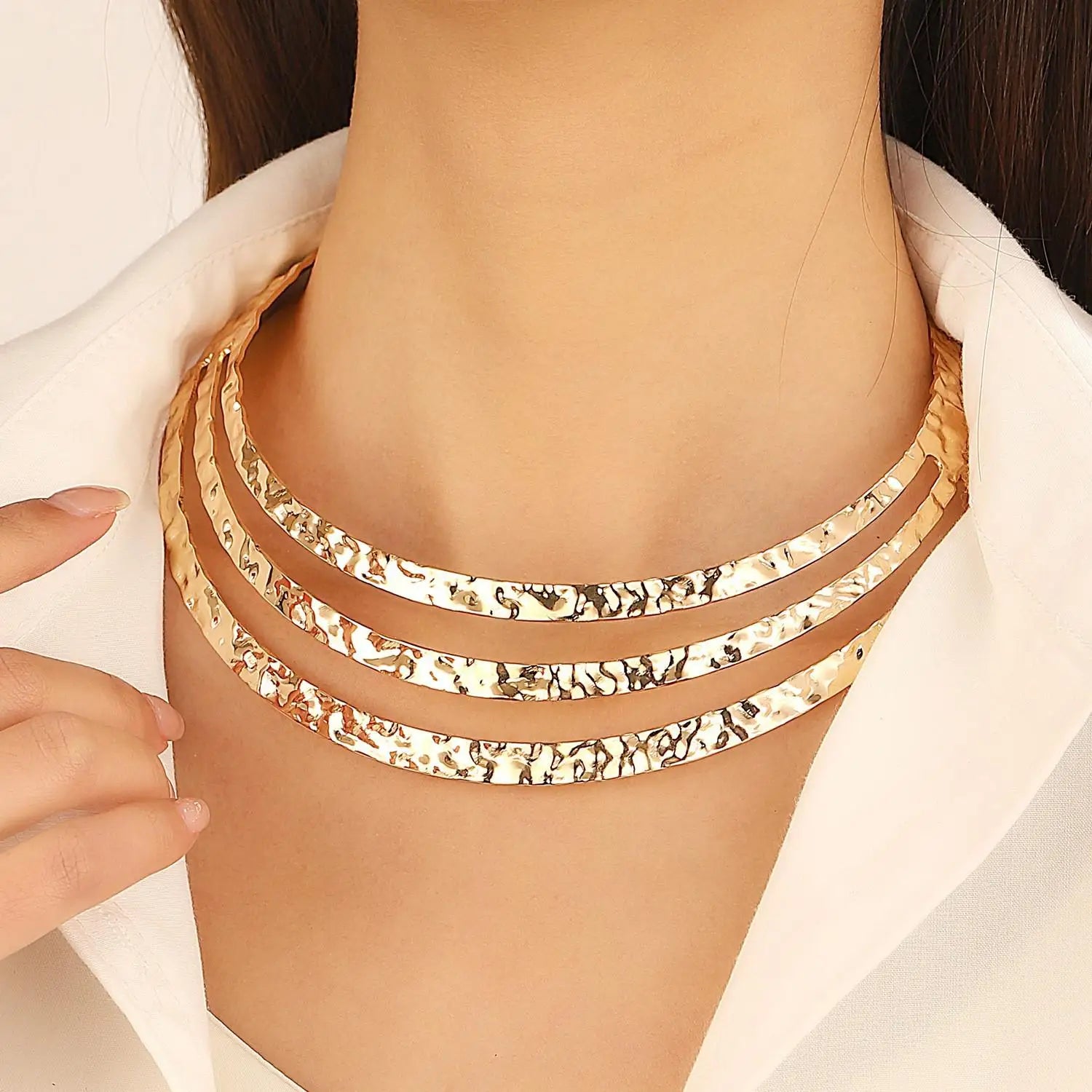 collier femme maxi necklace collares statement chunky choker statement brand Luxury gold color jewelry women fashion free gift