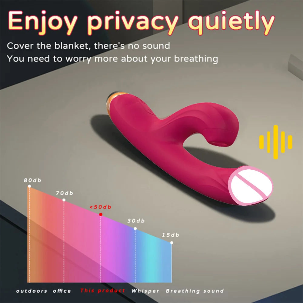 4 Styles of Silicone Female Vibrator with 10 Modes USB Rechargeable Waterproof G Spot Clitoral Vibrator for Couples