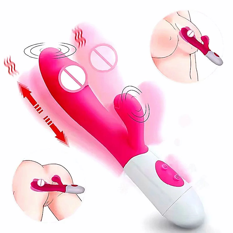 Adult Games Adult Sex Toys For Women Couples Pleasure Clitoris Dildo Rabbit G Spot Vibrator Clitoral Sex Stimulator Massager