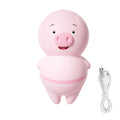 Sex Toys for Women Female Masturbator Cute Pig Nipple Massager Dual 6 Modes Tongue Licking Sucking Vibrator Clitoris Stimulator