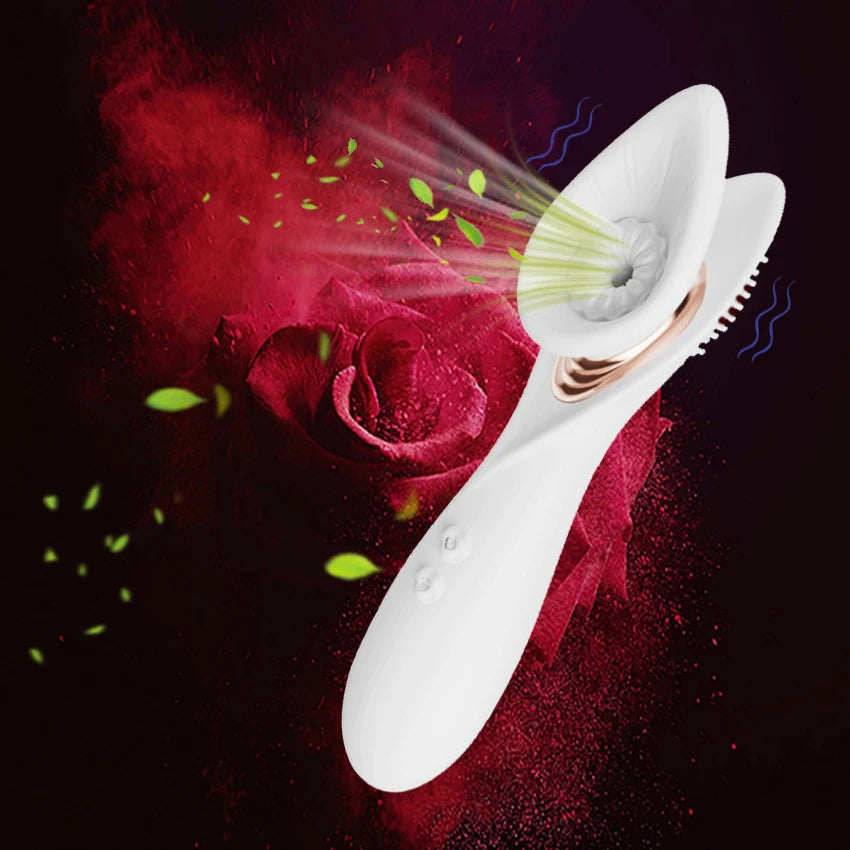 Sex Toys Vacuum Sucking Vibrator Massager For Women 2 In 1 Sex Machine Clitoral Stimulation Masturbator Powerful Vibration Adult