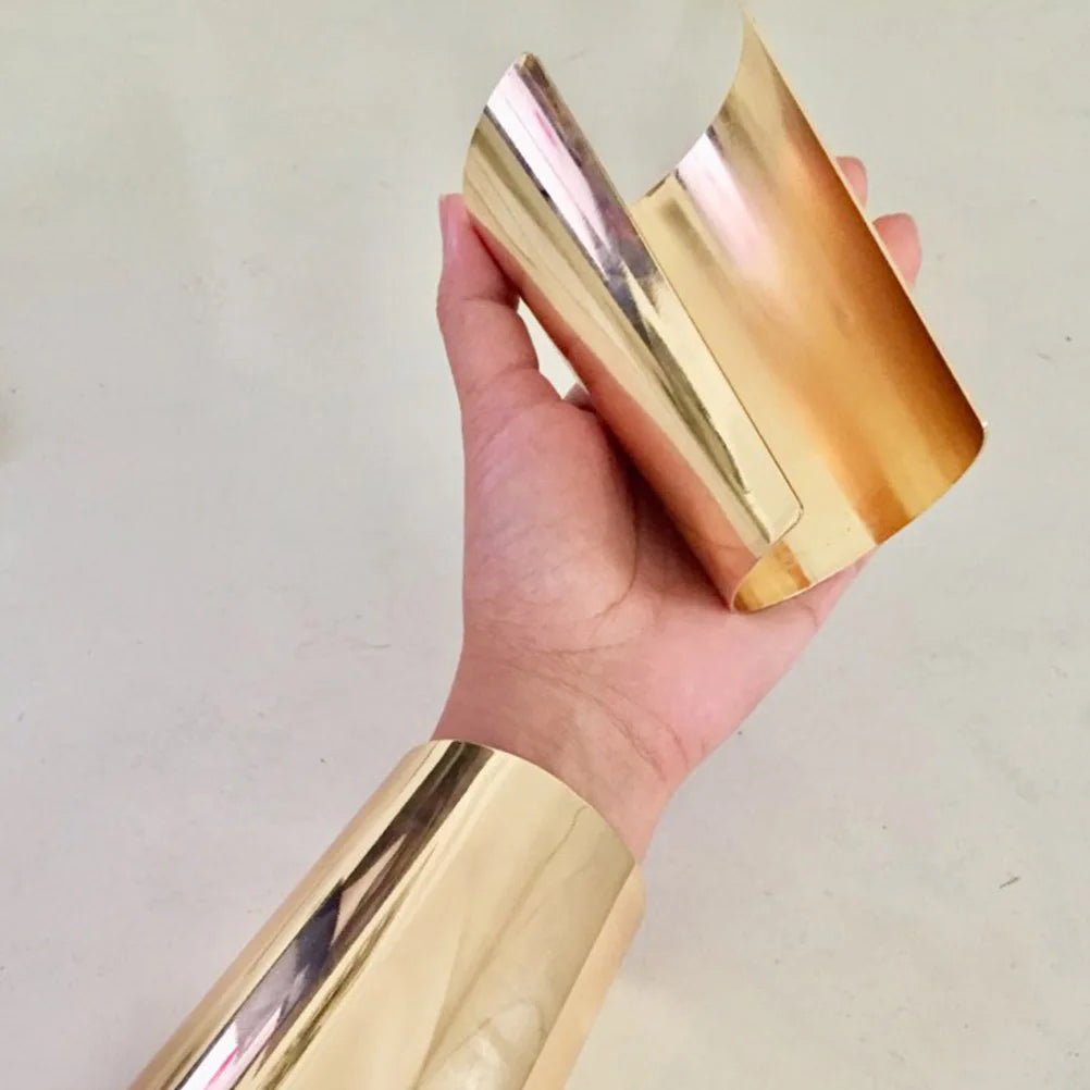 Golden Bracelet Wide Armlet for Women Men Fashion Armband Stylish Durable Metal Long Lasting Quality Jewelry Bracelet