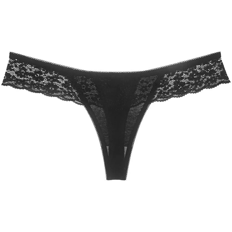 Women's panties, lace, hollow cotton, sports fitness, low-waisted, seamless women's briefs, thong S9786