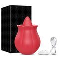 Rose Vibrator 10 Tongue Licking Flower G-Spot Vibrator for Women Adult Game Clit Nipples Penis Anal Stimulator Licking Device 18