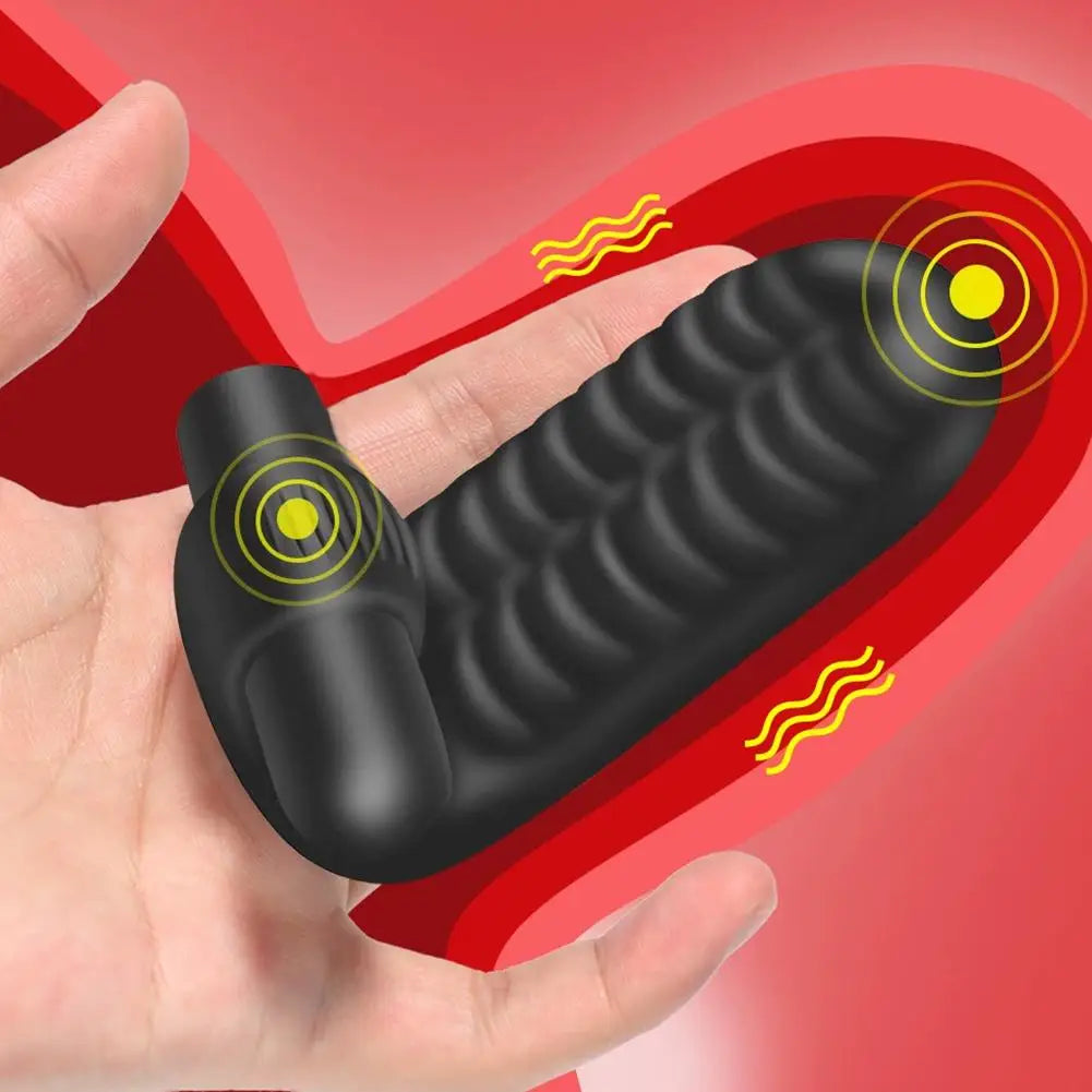 Sex Toys for Women 2 Finger Sleeve Vibrator Clitoris G Spot Stimulator Vagina Massager Orgasm Lesbian Masturbator Erotic Goods