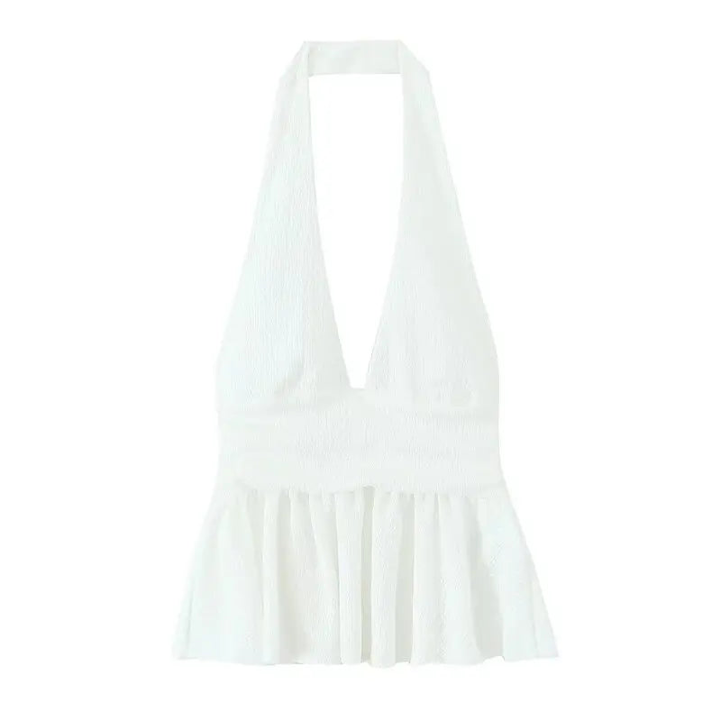 Women's Casual Ne Hanging Decoration Layered Light Maturi Sle Top New Summer 2025 ort Length ort Sve Vest